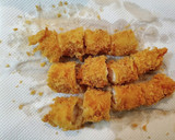 じゃがいもと糸こんエビフライの卵とじ丼作り方5写真