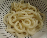 レンジ★トマトとハムの白だし冷やしうどん作り方1写真