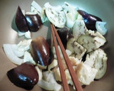 牛肉と厚揚げとなすの味噌炒め作り方3写真