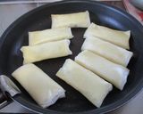 簡単時短!ふんわりもずくのチーズ春巻き作り方7写真