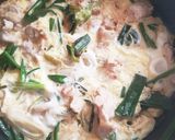 葉玉ねぎ　玉子とじ作り方6写真