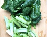 平天・パプリカ小松菜の甘辛炒めチーズ掛け作り方1写真