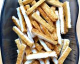 平天・パプリカ小松菜の甘辛炒めチーズ掛け作り方2写真