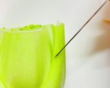 青梗菜のばらの煮物～カービング作り方3写真