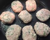 簡単✩大葉たっぷり鶏つくねハンバーグ作り方5写真