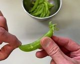 スナップえんどうスジ取り、ツーアクション作り方2写真