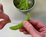 スナップえんどうスジ取り、ツーアクション作り方3写真