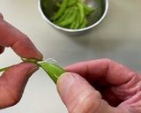スナップえんどうスジ取り、ツーアクション作り方6写真