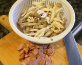 大満足♪具だくさんのクリームパスタ作り方2写真