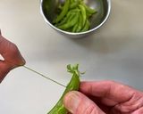 スナップえんどうスジ取り、ツーアクション作り方4写真