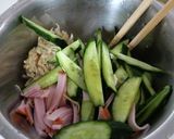 切干し大根とハムきゅうりの中華サラダ作り方3写真