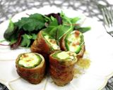 梅&チーズ詰めピーマンの肉巻き♪作り方10写真