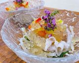 豚しゃぶサラダ～土佐酢ジュレ～作り方9写真