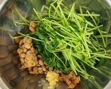 5分でできる！納豆と豆苗の梅和え作り方3写真