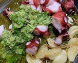 たことにんにくの大葉ジェノベーゼ風作り方5写真
