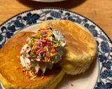 ふわふわ、天使のほっぺのようなパンケーキ作り方14写真