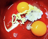 とろとろ半熟卵の　チーズオムライス作り方1写真