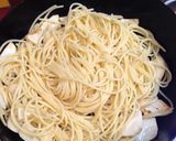 ベジな若竹ペペロンチーノスパゲティ作り方5写真