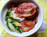 豚ロース薄切り肉の丼仕立て♪作り方4写真
