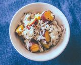 95℃ 脳を活性化◎さつまいもおこわ作り方24写真