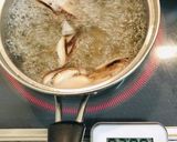 ターサイと椎茸と卵の中華スープ・4人分作り方1写真