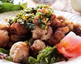 15分で♡ポン酢香味ダレの豚コマ唐揚げ作り方8写真