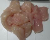 ししとうと鶏むねのゴマ味噌炒め作り方2写真