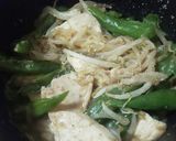 ししとうと鶏むねのゴマ味噌炒め作り方7写真