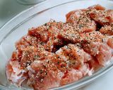 鶏モモ肉で作るマルゲリータ風なチキン作り方1写真