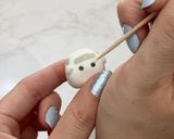 100均お菓子で『モルカーマシュマロ』作り方6写真