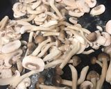 きのこのカルボナーラ作り方3写真