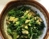 ほうれん草と半熟炒り卵の胡麻和え作り方5写真