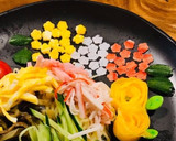 簡単 具だくさん 花畑 冷やし中華作り方1写真