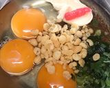 お好み焼き風☆厚焼き玉子作り方2写真