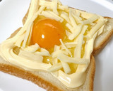 トースターだけで作れる目玉焼きトースト作り方1写真