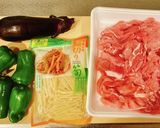 肉盛りチンジャオロース-青椒肉絲-作り方1写真