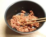 【レンジ＆鍋】新玉ねぎのそぼろ餡かけ作り方4写真