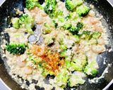 ブロッコリーとエビのオートミールリゾット作り方9写真