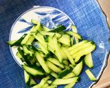 隙間埋め新玉ねぎときゅうりの中華マリネ作り方4写真