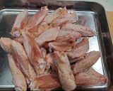 簡単手羽中でガチスパイシーチキン作り方1写真