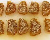 さしみの活用☆胡麻焼き作り方3写真
