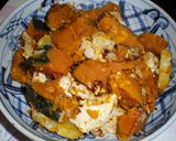 炊飯器で下準備、鶏カボチャグラタン♪作り方3写真