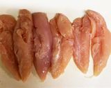 簡単♫ヘルシー♫鶏ささみのたらこ大葉巻き作り方5写真