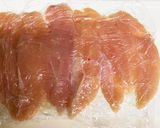 簡単♫ヘルシー♫鶏ささみのたらこ大葉巻き作り方7写真