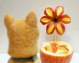 りんごのバスケットのカービング作り方14写真