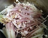 かぼちゃとエノキの酸味の赤ワインだれ作り方2写真
