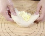 りんご&クリームチーズのふわふわ白パン作り方3写真