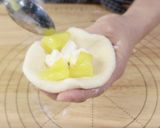 りんご&クリームチーズのふわふわ白パン作り方8写真