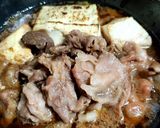 迷ったらコレ!!肉と豆腐だけの肉豆腐作り方2写真