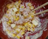 簡単！ツナコーンチーズのからしマヨ和え作り方2写真
